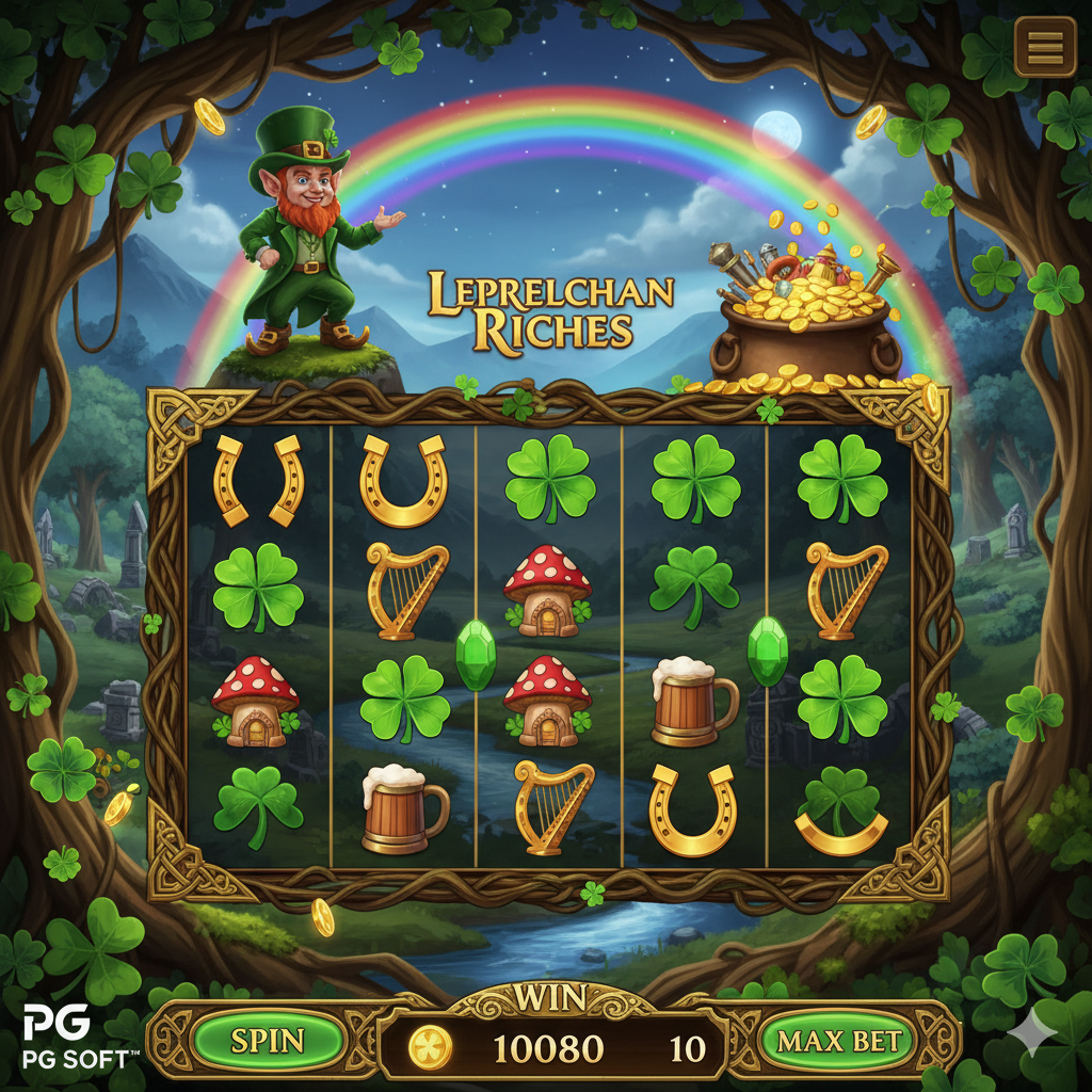 รีวิวสล็อต Leprechaun Riches